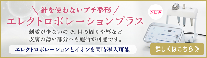 エレクトロポレーションプラスについて。詳しくはこちら